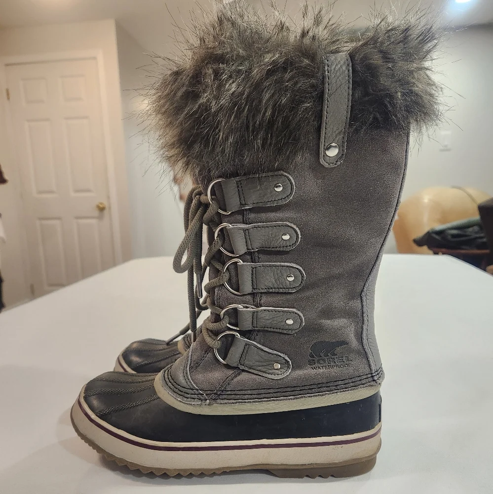 Sorel Joan Of Arctic Women's Waterproof Boot - Gray ❄️ - Picture 16 of 16